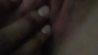 My mistress playing and fingering her wet pussy