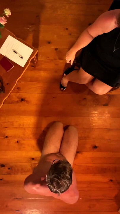 Dominatrix Mistress April - Slave, join my class room | Clip 1