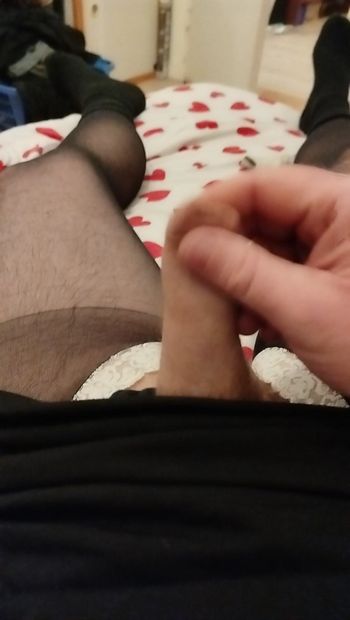 Briefly wiped my cock