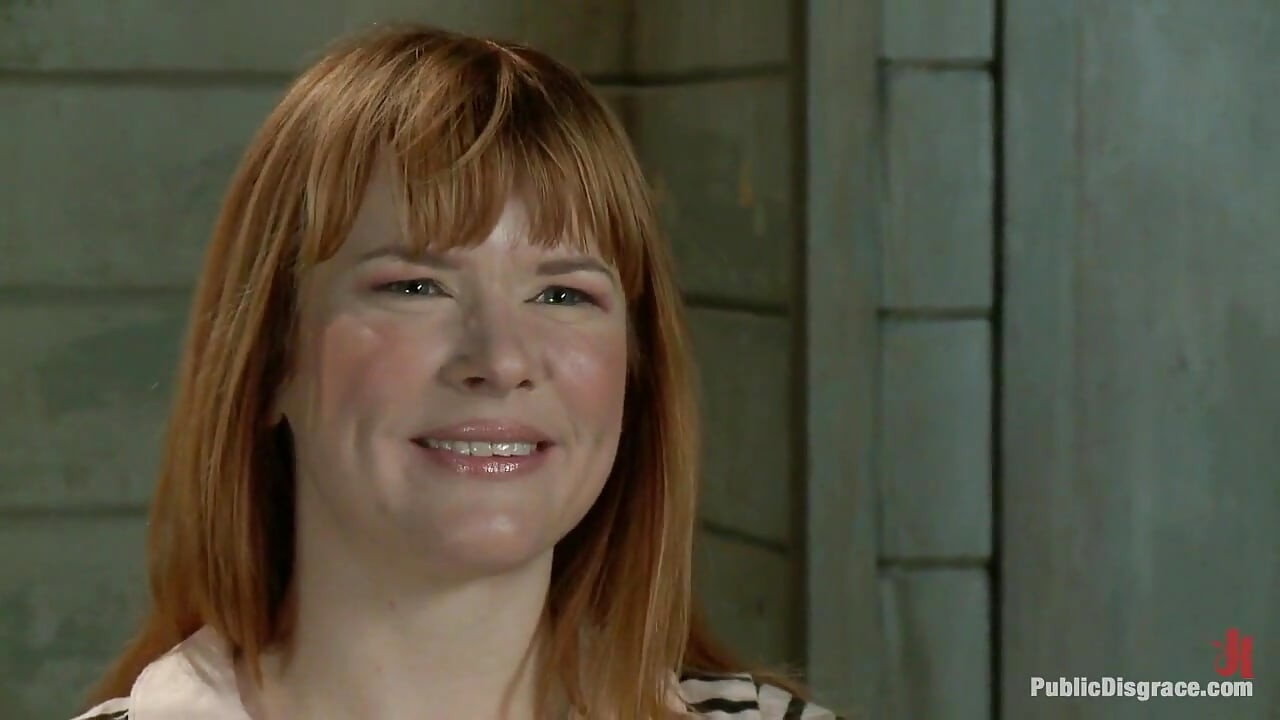 Strangers Get Handsy: a Slutty Redhead Gets DP'd by Dicks on Sticks in Public!