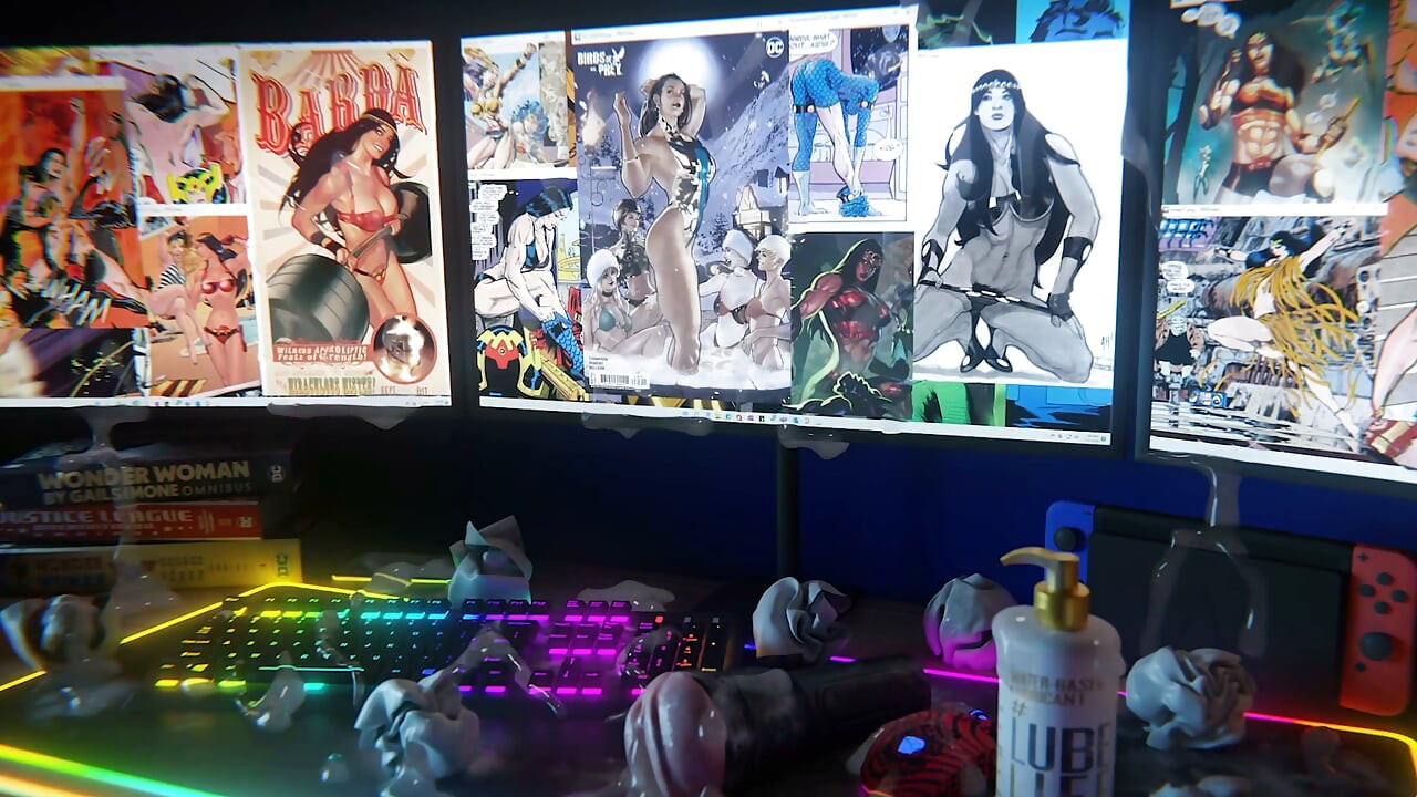 Sophie the Hot Blonde Futa Night Fantasy Rough Fuck That Makes Barda Cum 3D Animation