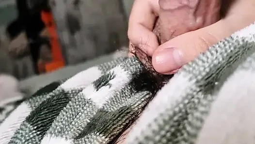 He masturbates now what's at home