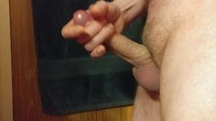 Punheta masturbando masturbar-se ejaculação enorme pau pau bolas