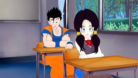 Android 18 memasuki perguruan tinggi untuk terus bercinta Gohan - Dragon Ball zex Series