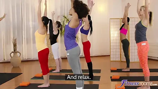 Fitness Rooms - yenna black, luna corazon berbagi yoga instructor