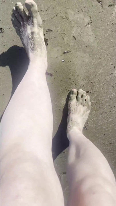 Beach Feet Teasing