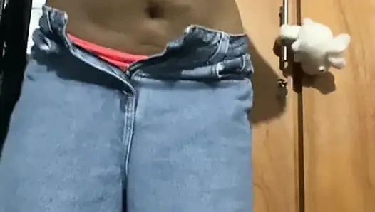 She came home, she's really turned on by my erect nipples, she's caressing me!