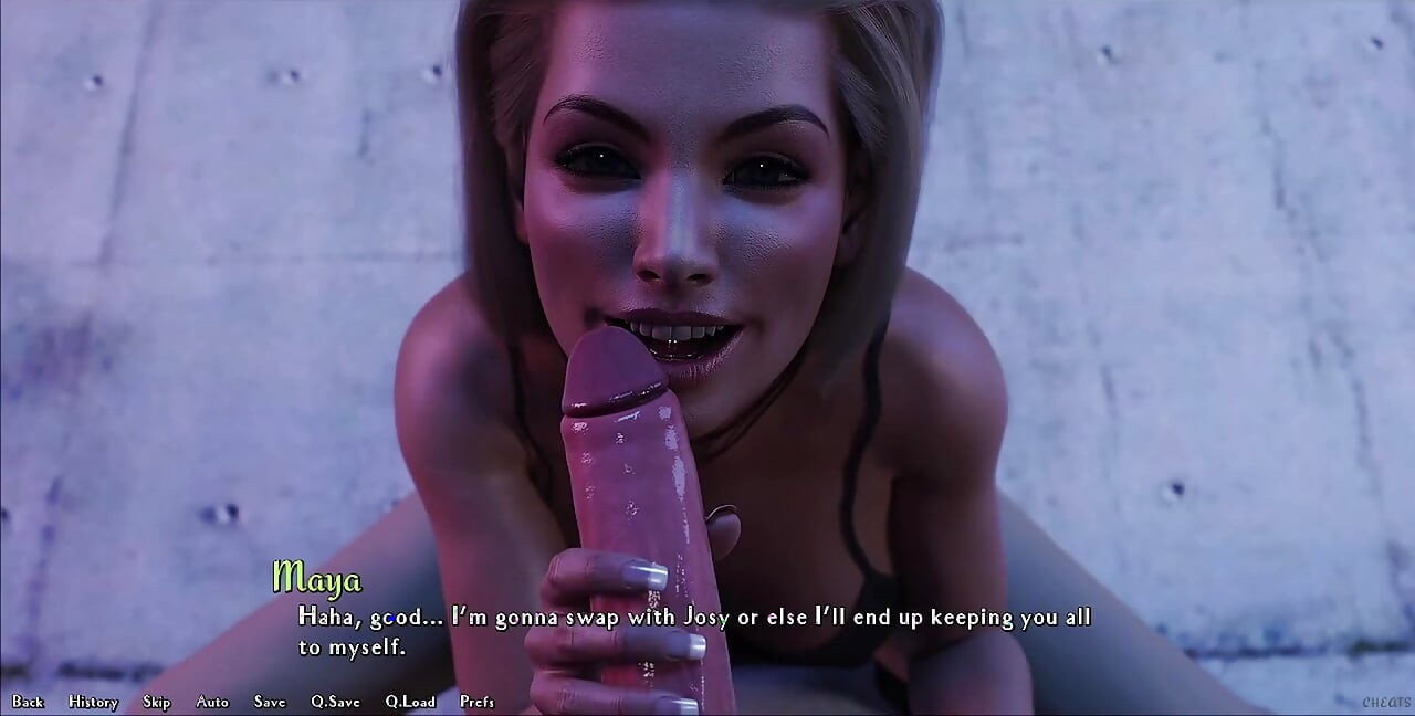 Being a Dik - Throuple Couple Gets Covered in Juicy Cum