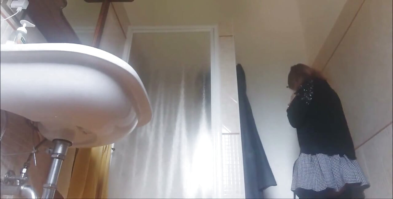 I Really Need to Have a Nice Shower, but First I Have to Massage My Big Tits for a Long Time and Undress All