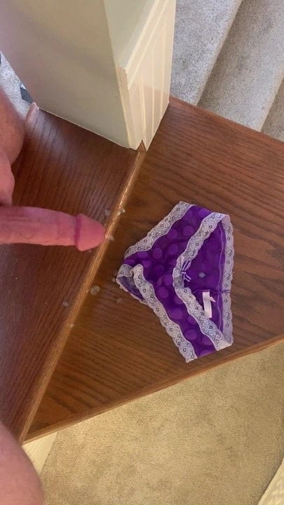 Cum on panties