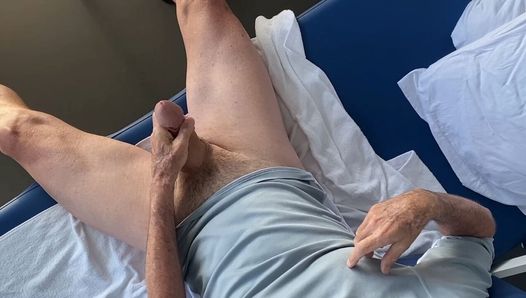 Edging a Thick Aussie Cock on a Cruise Ship