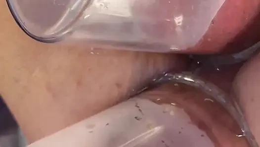 Pantat dan memek vakum dua kali dientot ekstrem close up
