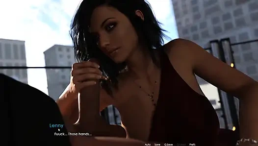 Milf anna gibt ihrem kollegen schwanz blowjob und möpse