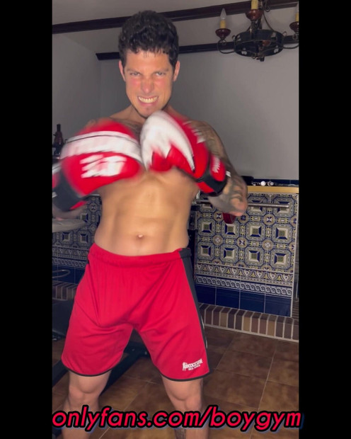 My BIG COCK boxing😈 Wanna Use Me?