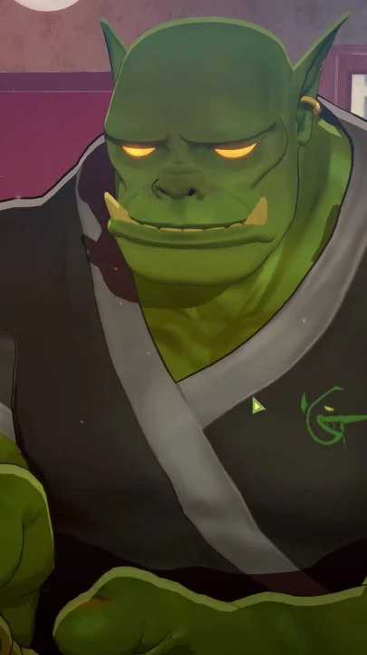 Epic moment from "EP6: Emma's First Deep Tissue Message Parlor - Orc Massage"