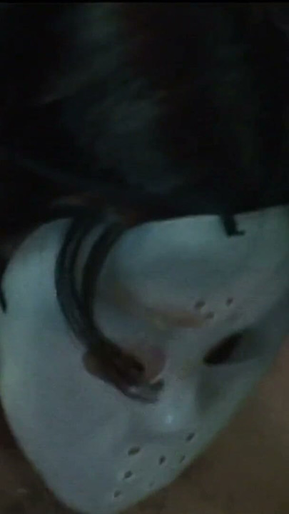 Hardcore porn video of woman getting fucked by two masked men | Clip 2