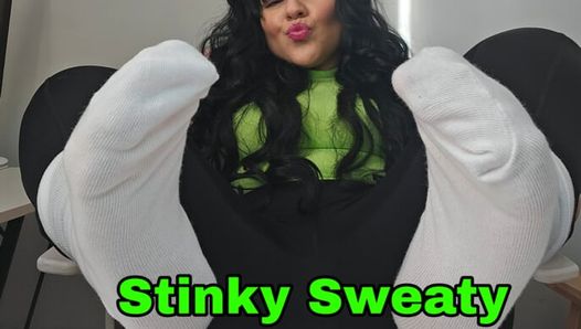 POV: Stepsister Stinky Sweaty Gym Sock Worship