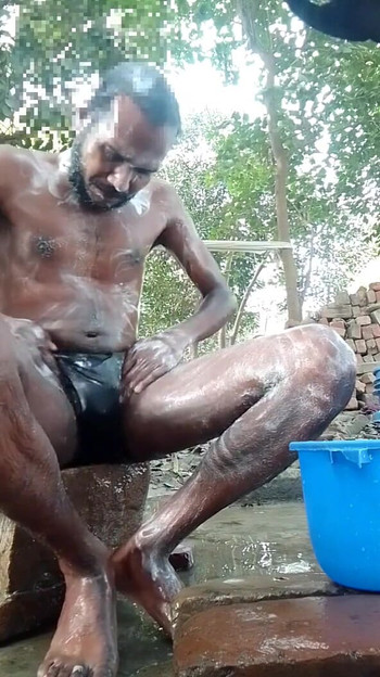 Powerful moment from "I bathe in a public place. Desi village boy"