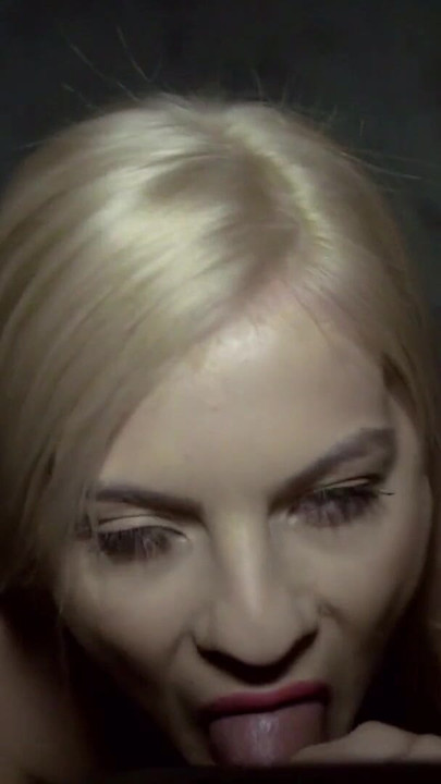 Stunning moment from "Berlin Party Girl Sucks Stranger in Garage before going to Bed, POV"