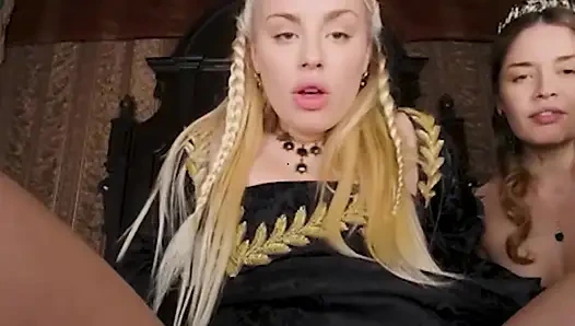 VRCosplayX dreier-tanz der Drachen mit Vanessa Vega und Anna claire clouds teil 1