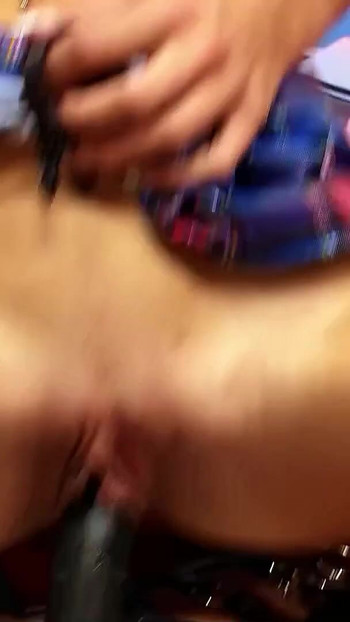 Captivating moment from "Female Boss seduce blonde Teen to Lesbo Sex with Strap-on at work"