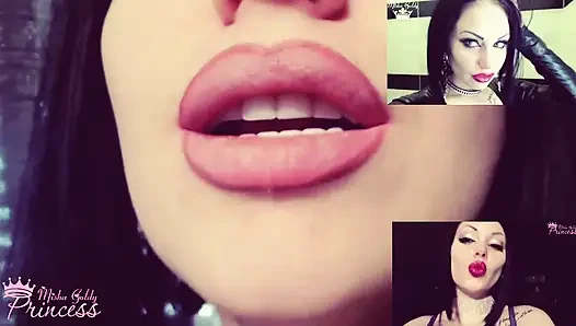 Lass uns über meine sexy großen rosa lippen fantasieren