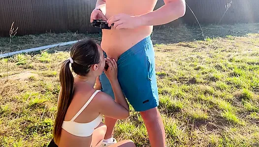 He didn’t give her time to reconsider