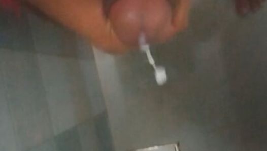 Shooting hot cum shot in bathroom, Any slut wanna swallow it !!