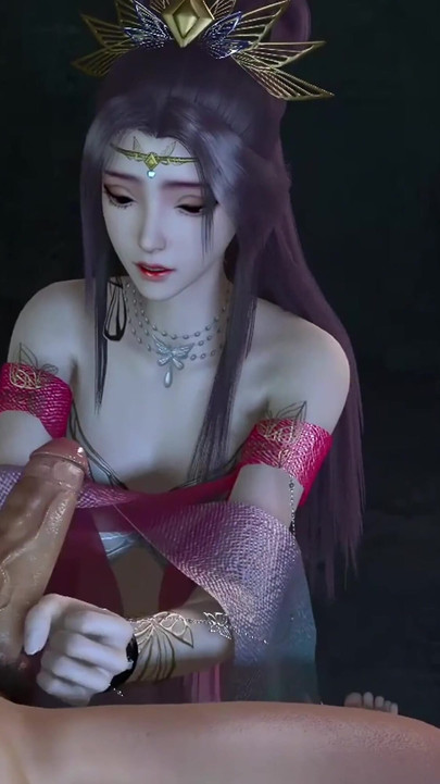 3D Hot Asian Babe Have Her First Time BDSM Sex with Her Master