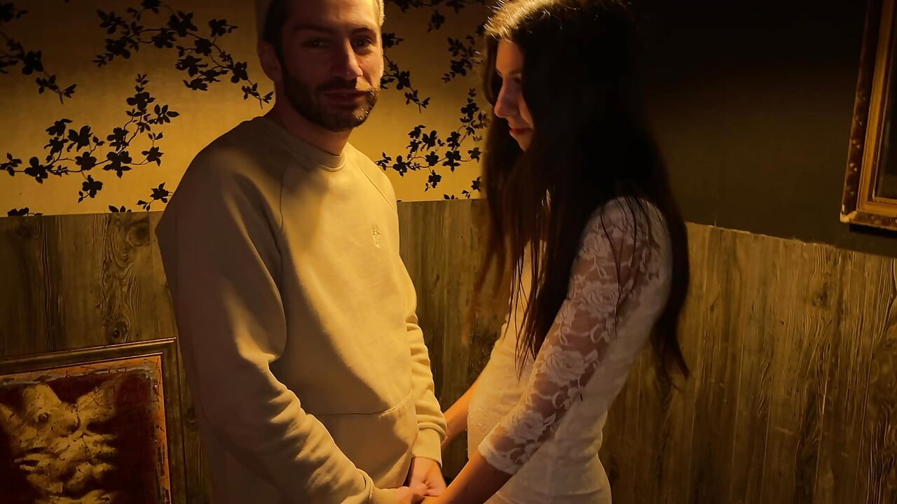 Cuckold watches how his girlfriend is fucked by his best friend in the VIP room of the club - 1.130