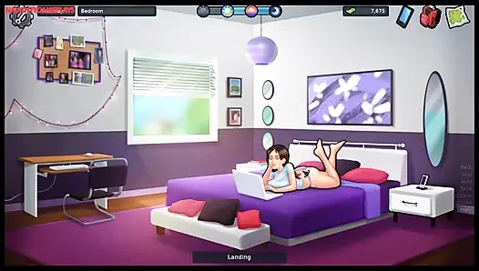 Summertime Saga Part 27 By DarkCookie - Stepbro Fucks Stepsis and Creampie Her pussy, close up CREAMPIE