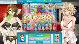 HuniePop 2 - double rendez-vous - partie 7, nanas excitées en lingerie par Loveskysan