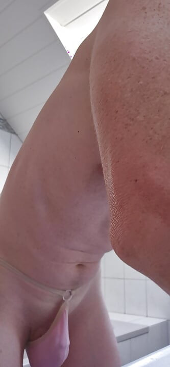 Barely covering myself up!