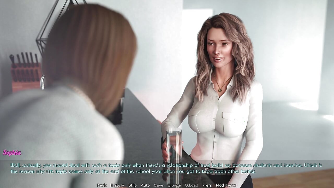 Awam hete lerares Sophia - ondeugende lerares Sophia: sletterige modus betrokken! (hardcore sex Ed-klasse) P1