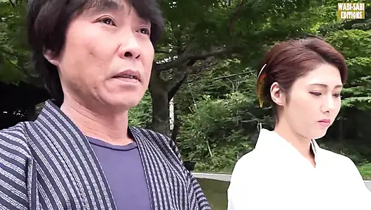 Erotik drama tiyatrosu zarif bir inn proprietress ile şehvetli bir karşılaşma -sahne.2