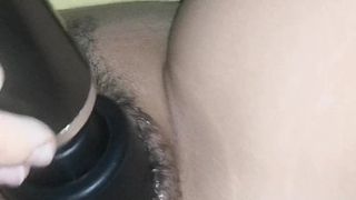 Anal plug masturbating milf