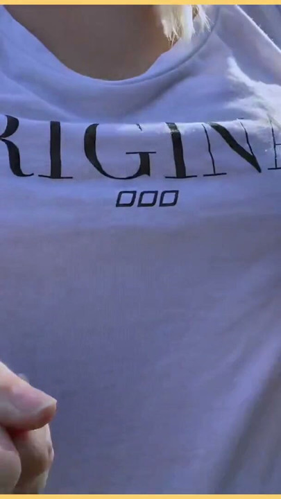 Wifey Walks Around Golf Course Braless and distracting people | Clip 1
