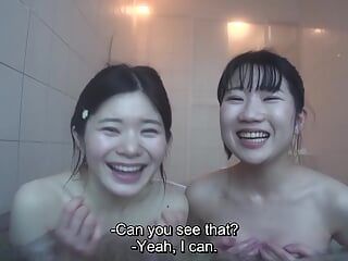 Adorável primeira vez lésbicas japonesas vídeo de férias privadas