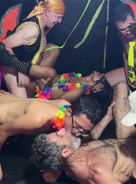 Male Orgy at Brazilian Carnival - Carnival Orgy in Brazil