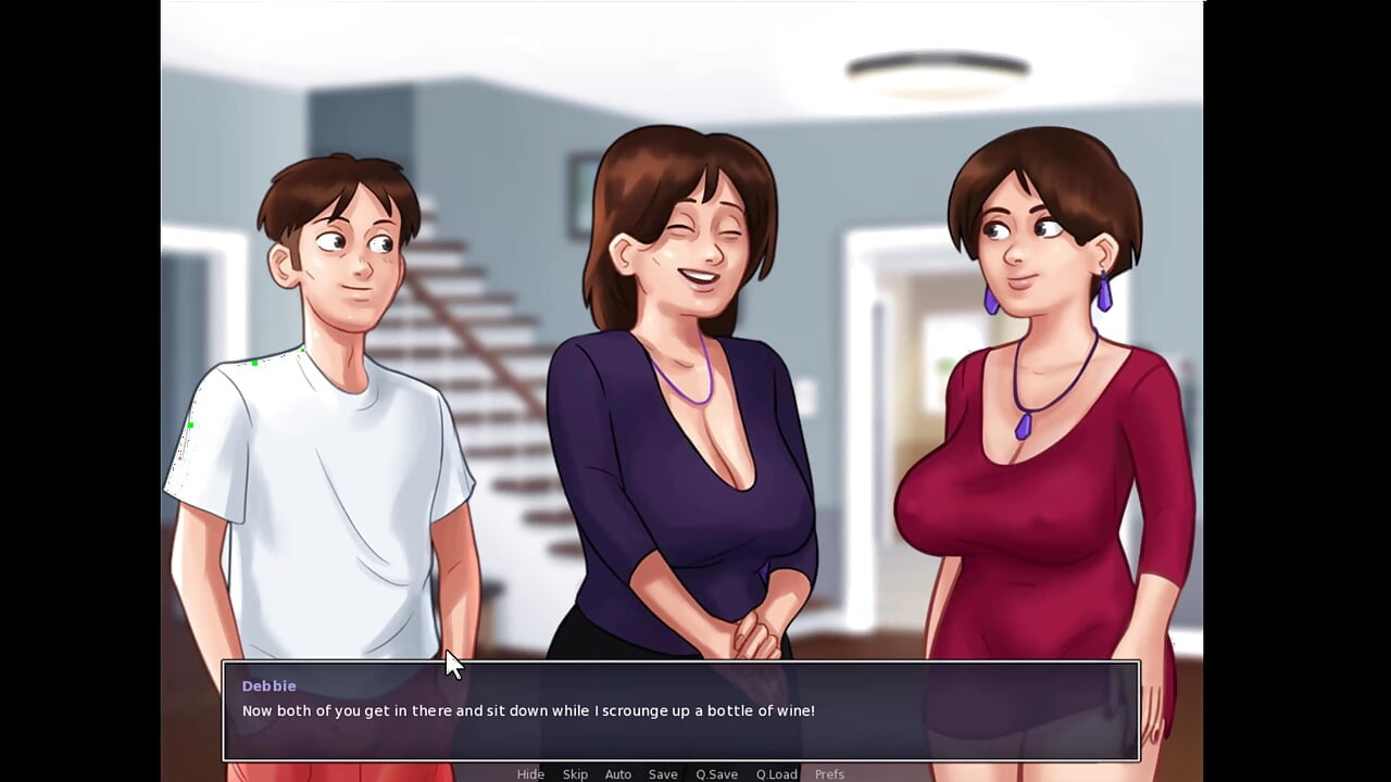 Summertime Saga - Jenny got pregnant - Diana gave me a handjob under the table - new science project is amazing FH