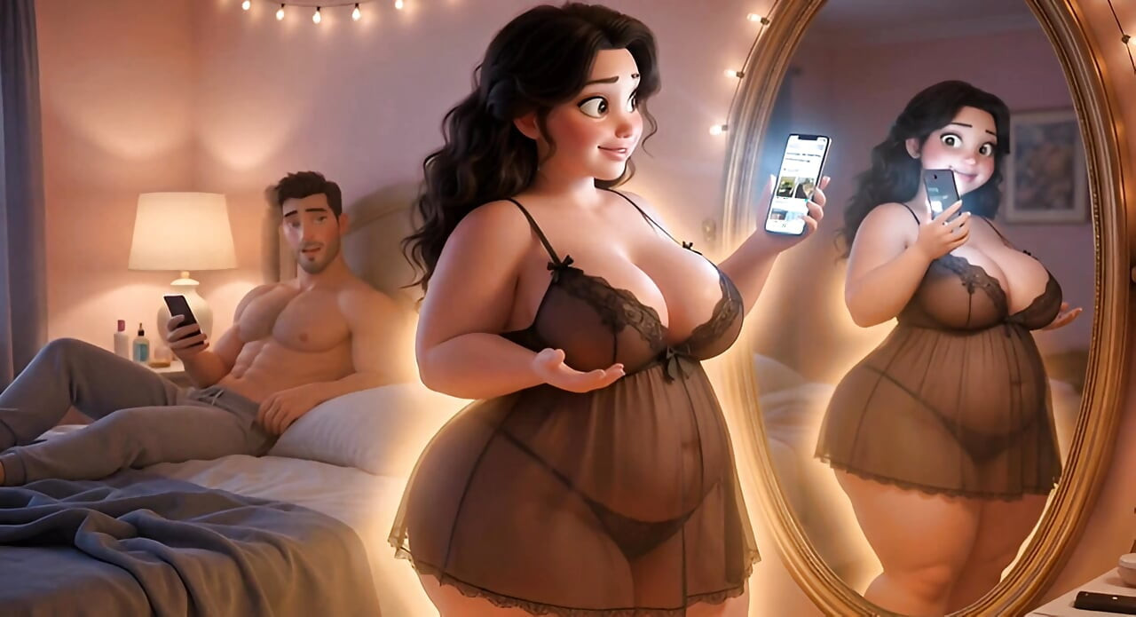 "From Chubby & Ignored to Curvy Cock Tease - Her Slutty Transformation" ep1