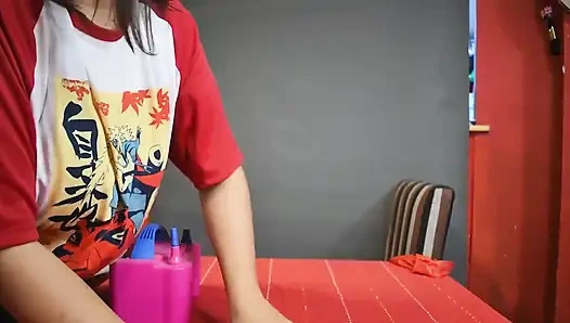 Squish and Fisting Big 24 Marbled Balloon - Bunny Looner