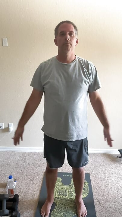Stretching and lifting weights