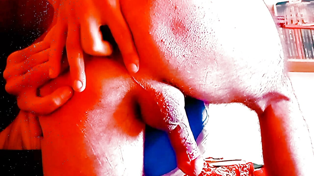A Finger From Behind Into The Smooth Opening