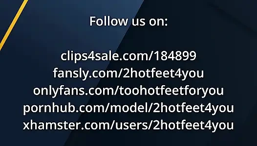 Dirty and dry french pedicured footjob - double cumshot