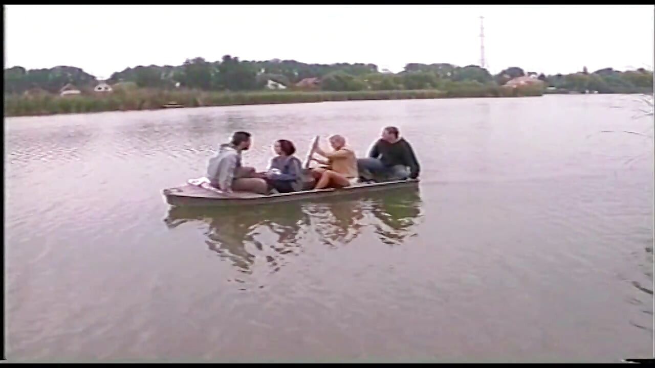 Two Horny Amateur Couples Fuck on a Boat in the Middle of the Lake