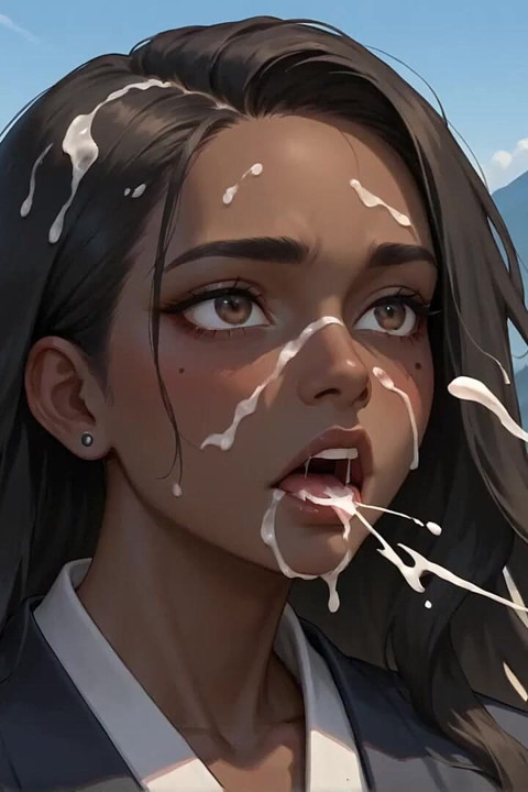 エボニー・クイーンのマウンテンビーチフェラチオ - ファンタスティックXXX!