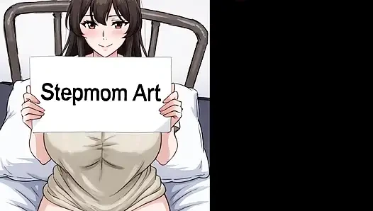 Ibu tiriku yang super sange ini lagi asik ngentot memeknya sampai muncrat 100% - ngomong jorok