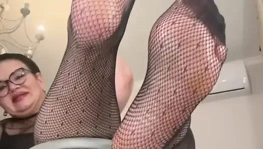 Foot Domination Fetish Content from Karmen MILFs , Dirty Words, 41 size