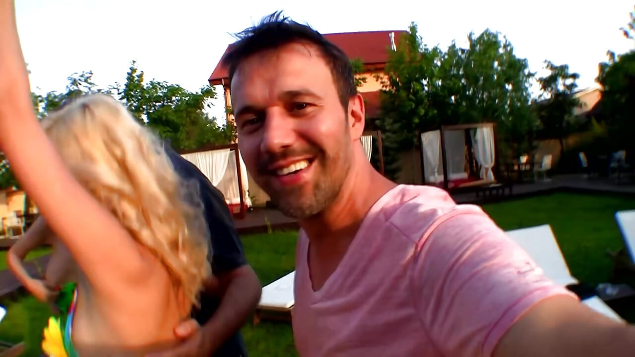 Outdoor DP Group Sex Wild Fuck Fest